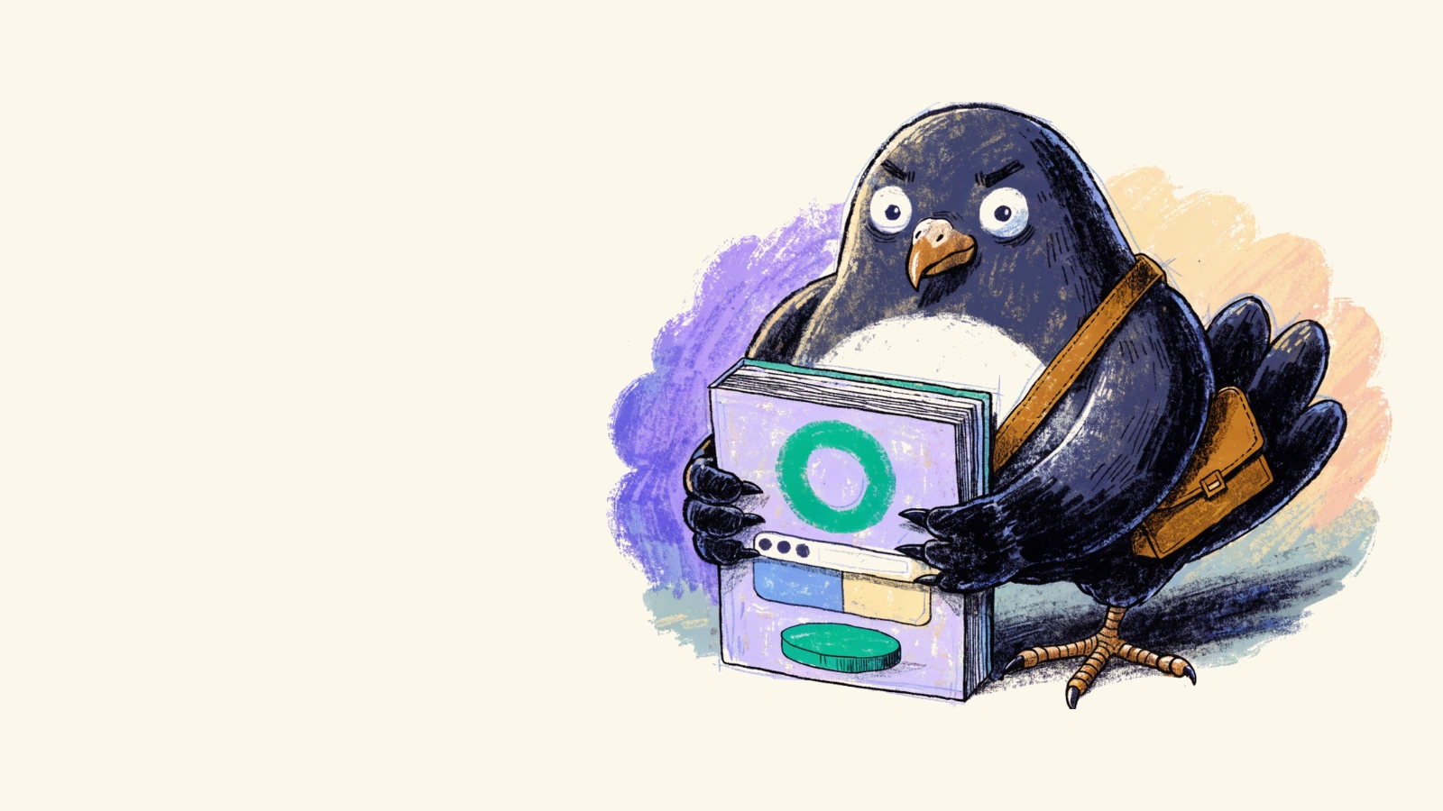 Pixel Pigeon guards a client-ready audit folio bearing an empty green score ring, a browser evidence plate and a green seal.